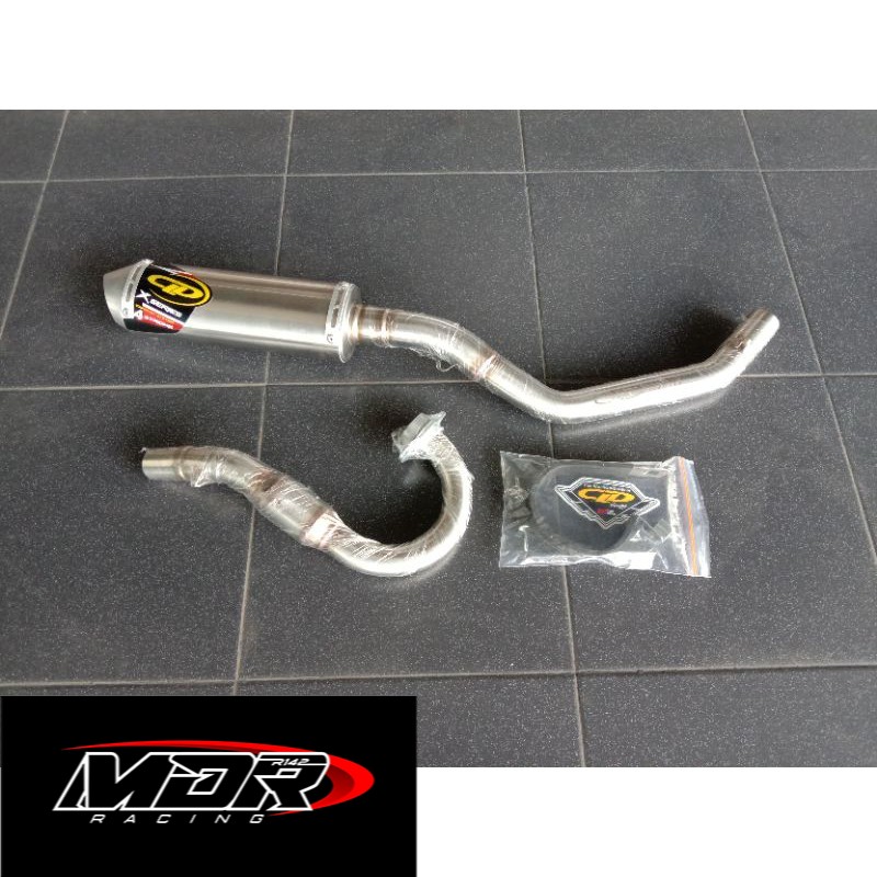 KNALPOT CLD RACING TYPE X-SERIES OVAL C2 CRF 150 & KLX 150