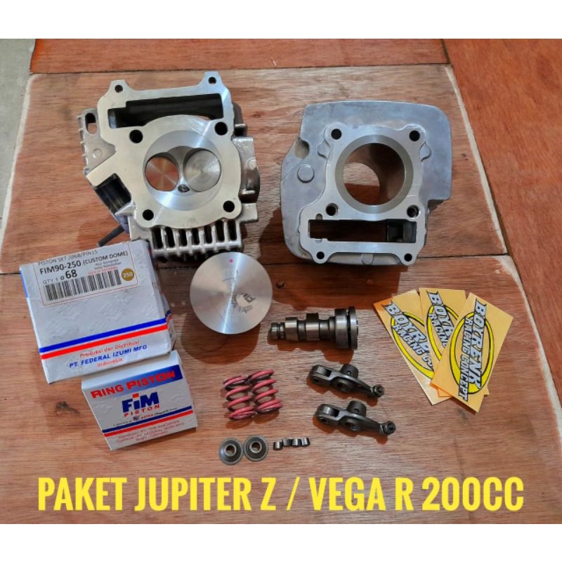 PAKET BORE UP JUPITER Z ATAU VEGA R 200cc~BOYRENK