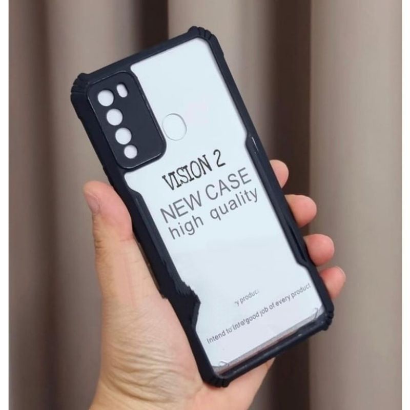 CASE ITEL VISION 2/1 PRO HARDCASE SHOCKPROOF TRANSPARAN ARMOR