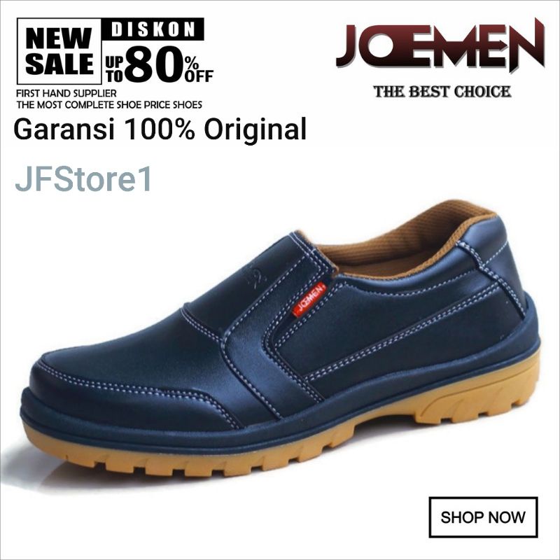 Sepatu Kulit Pria Joemen J 40 Original Import Sepatu Kerja Terbaru-1