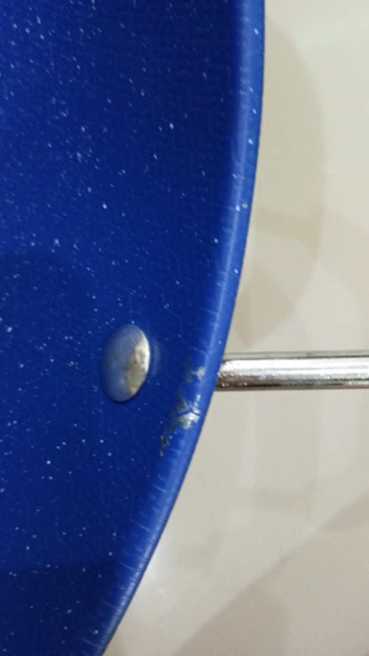 Ecomax Colora Wajan Penggorengan 32cm Ha-00191 Marble Coated Alat Masak Teflon - Biru