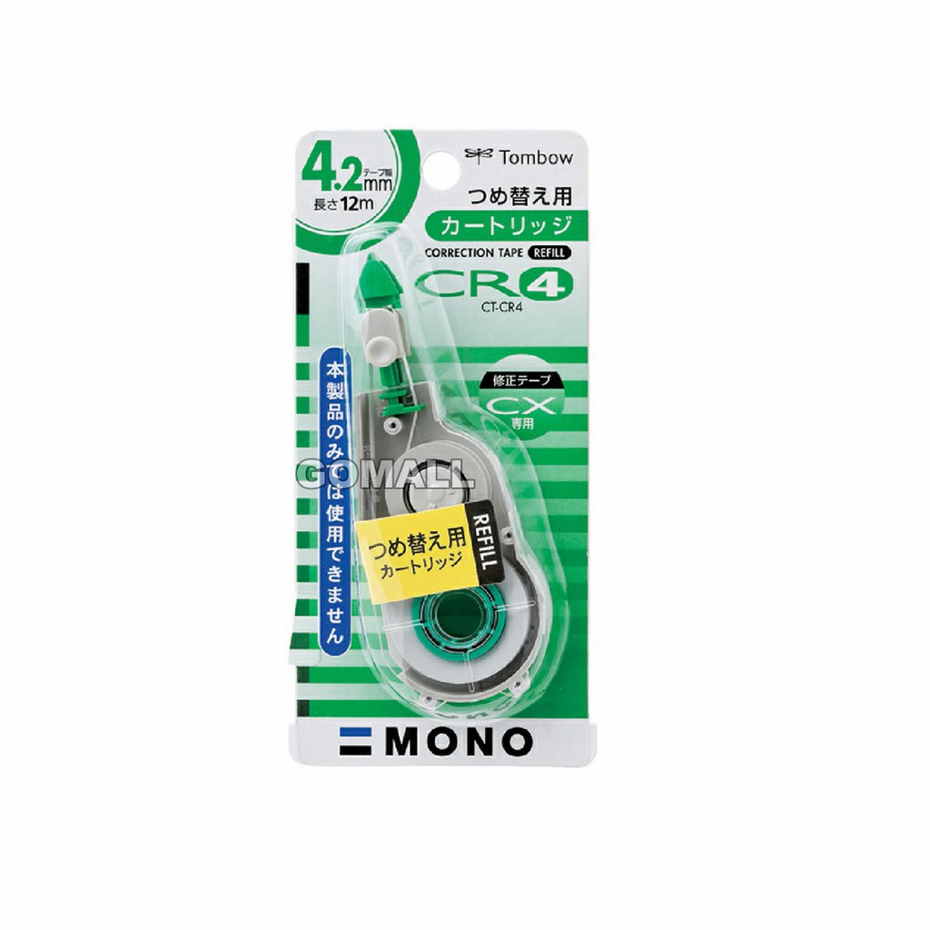 

TOMBOW Isi Refill Correction Tape CR4 (4.2 mm x 12 M) For CT-CX4