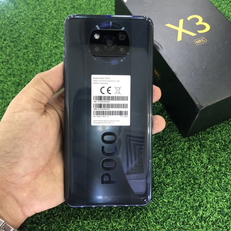 Poco X3 NFC 8/128gb second resmi fullset
