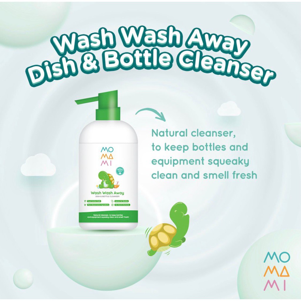 Momami Wash Wash Away Dish &amp; Bottle Cleanser 500ml