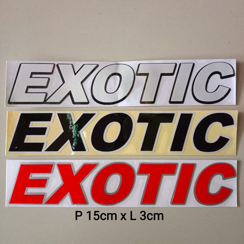 stiker cutting exotic berkualitas