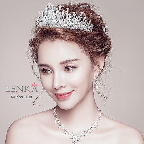 [BISA COD] MAHKOTA AKSESORIS WANITA WEDDING PENGANTIN CROWN MRW008