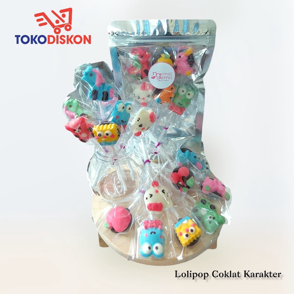 

Lolipop Coklat Karakter / Premium