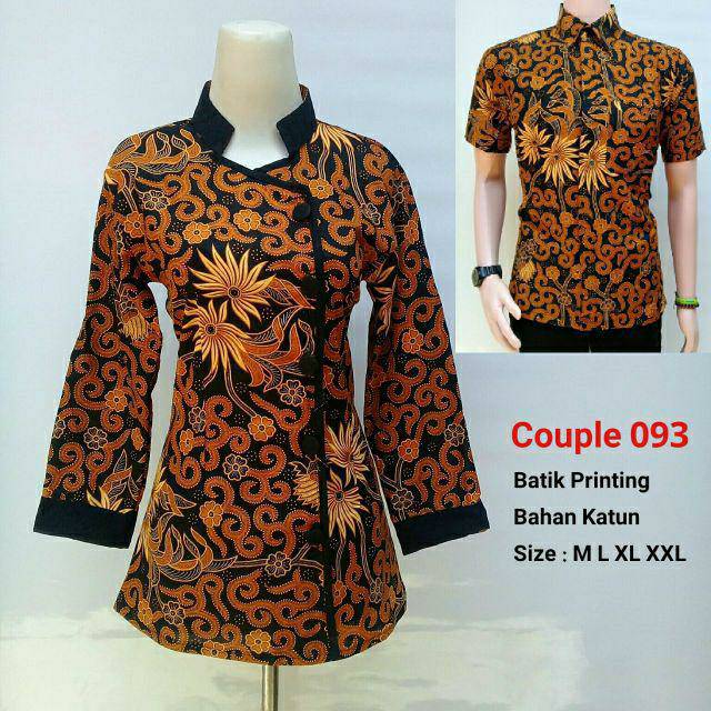 BATIK SET | COUPLE BATIK | KOMBINASI | KEMEJA BLOUSE