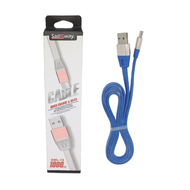 KABEL DATA CHARGER PREMIUM QUALITY SAILSWAY SWL-15 FOR TIPE C