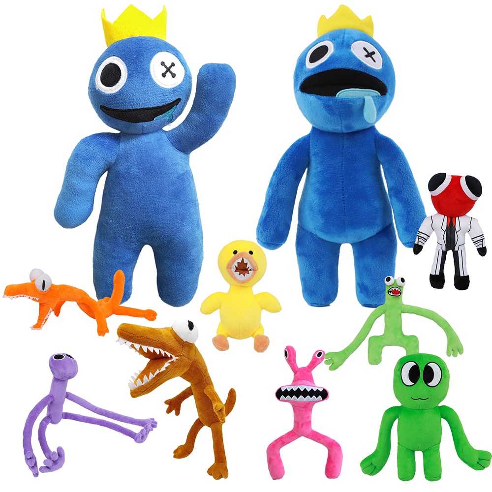 Mainan Boneka Stuffed Plush Karakter Game Rainbow Friends Blue Monster 2022 Untuk Hadiah Anak