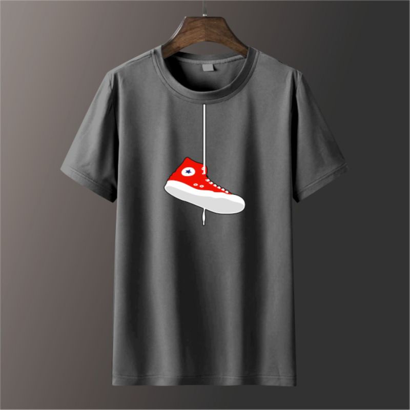 KAOS COWOK LENGAN PENDEK // SEPATU GANTUNG ATASAN TSHIRT PRIA COTTON COMBED KAOS OBLONG PRIA BAJU OBLONG PRIA