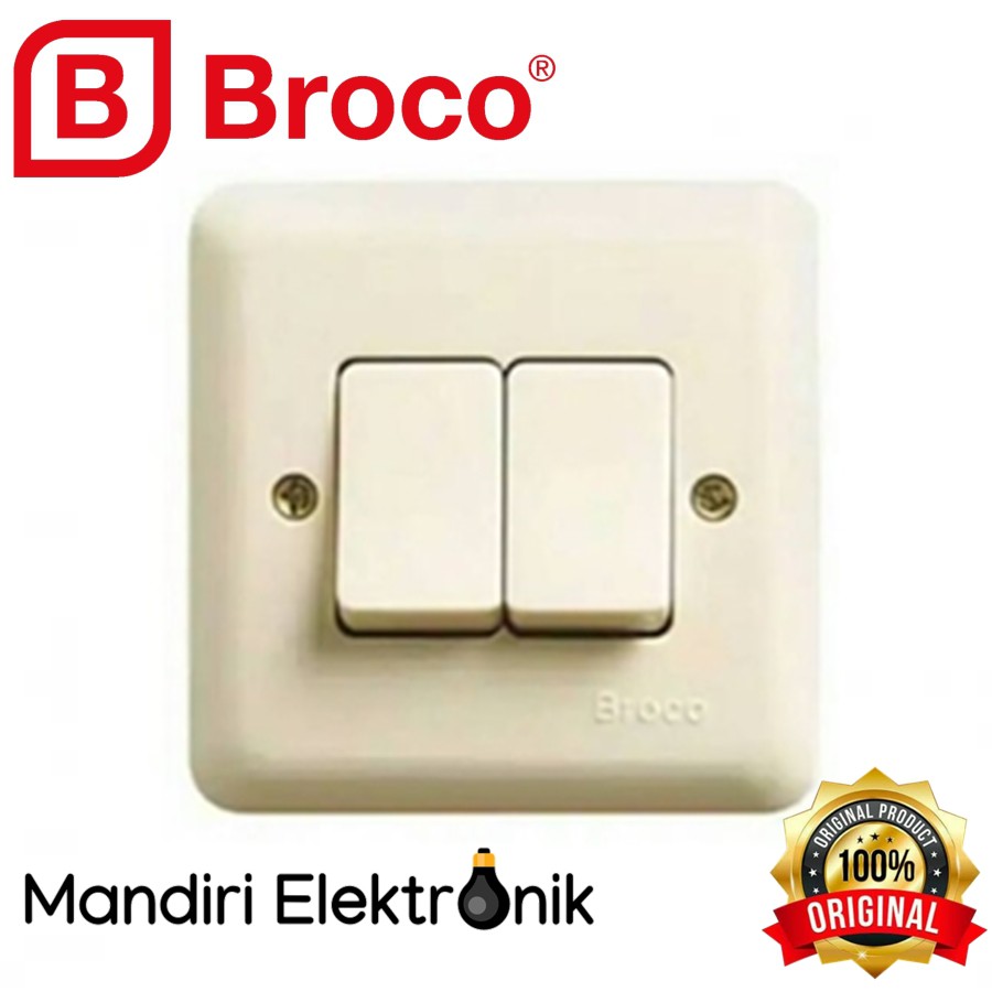 Broco IB Saklar Seri Cream 6622