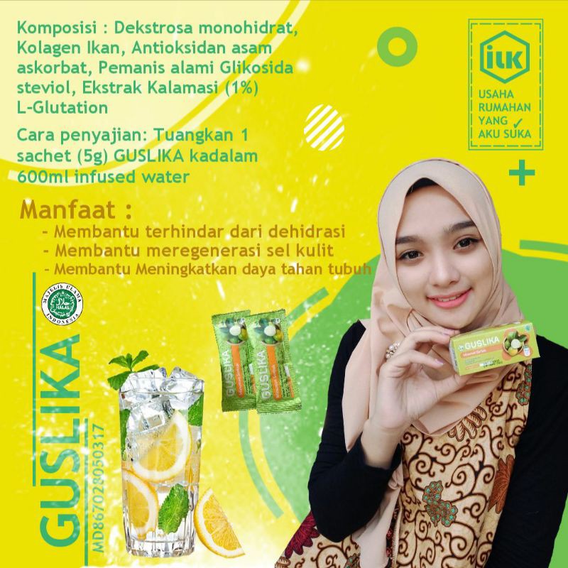 

GUSLIKA minuman Collagen dari Limau Kasturi