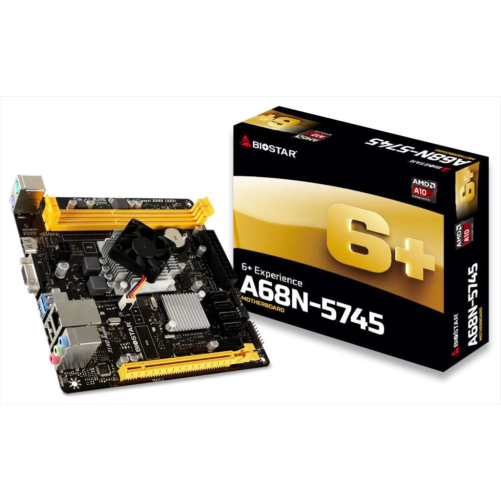 Motherboard AMD Biostar A68N-5745 Mini ITX Bagus