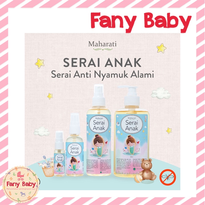 MAHARATI SERAI ANAK ANTI NYAMUK DAN SERANGGA ANAK ALAMI 500ML