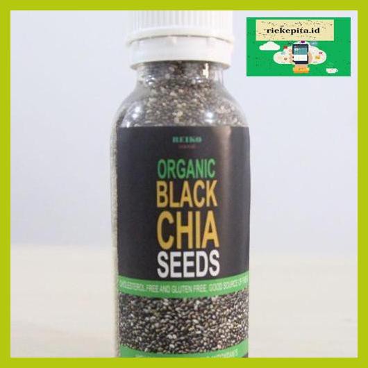 

5Yer67R- Black Chia Seed ( Seeds ) Organic / Biji Chia Hitam Organik Original T7Rty67-