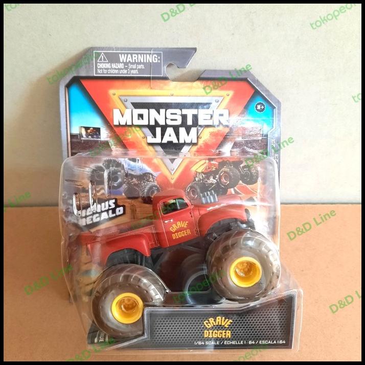 Hot Wheels Monster Jam Grave Digger Spin Master