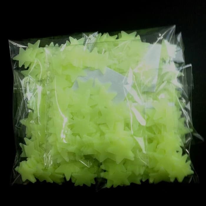 

Jual Stiker star bintang fosforglow in the dark menyala dalam gelap 100 psc Limited