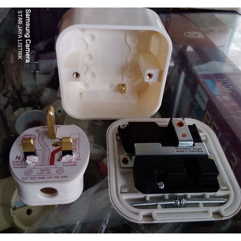 PANASONIC Stop Kontak AC Set WBJ 1214-3K (Dijual per Bagian dan Set Lengkap Tinggal pilih di pilihan Variasi)