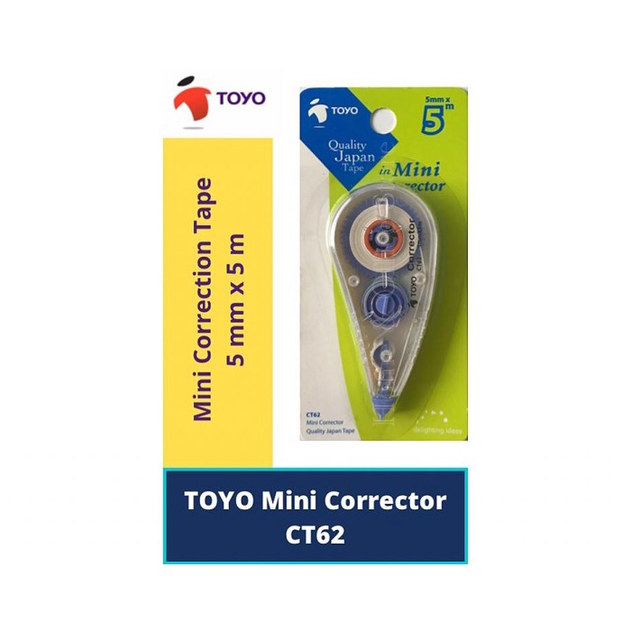 

Spesial Toyo Mini Correction Tape Ct62 / Tipex Tip Ex Kertas Kecil Promo