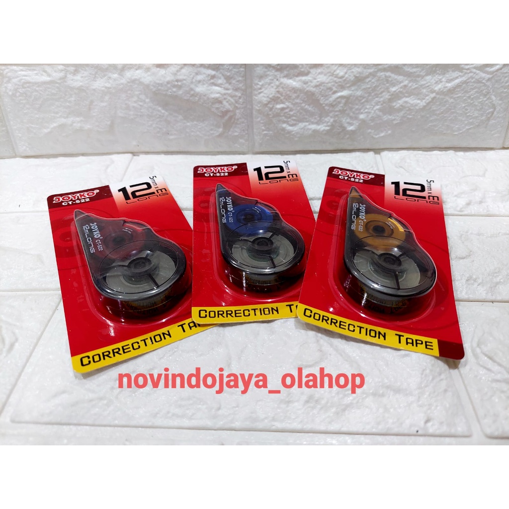 

Corection tape joyko 522 (5mm x 12 meter)