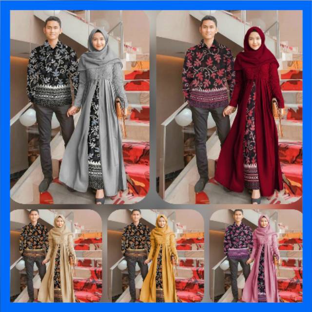 BAJU KONDANGAN PESTA CEWEK COWOK TERBARU 2021 CAUPLE COPLE COPEL KAPEL BRUKAT BATIK DERIAN CP