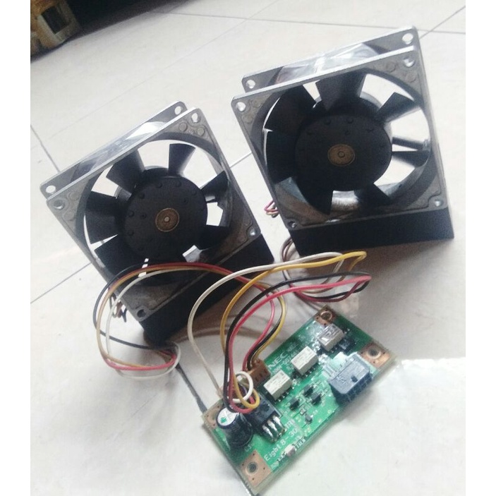 KIPAS FAN 2PCS DC48 0,09A MODEL KOTAK 8CM MEREK SAN ACE 80L MADE IN JAPAN