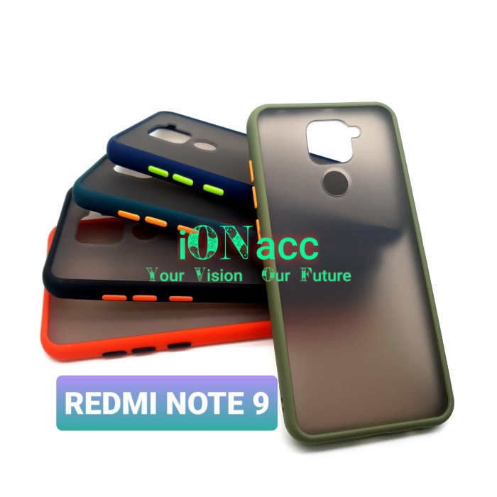 ION CASE MY CHOICE REDMI NOTE 9  -HARDCASE DOVE TPU MACARON