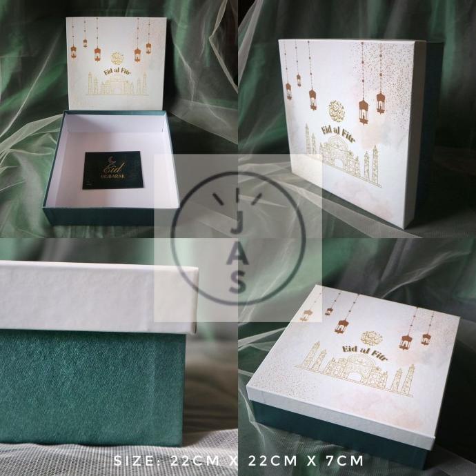 

[COD] kotak kue 22x22x7 hardbox / hand made / edisi lebaran ramadhan [COD]
