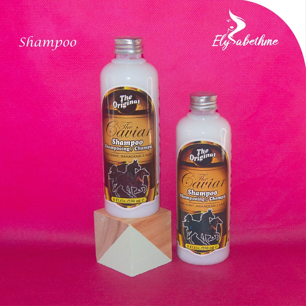 ✿ELYSABETHME✿ Shampo kuda CAVIAR shampoo penumbuh pemanjang rambut