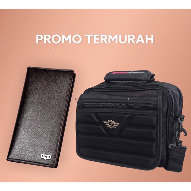 TAS SELEMPANG PRIA MURAH MERIAH DOMPET PRIA MURAH BANGET TAS PRIA TERMURAH TAS SANTER FREE DOMPET
