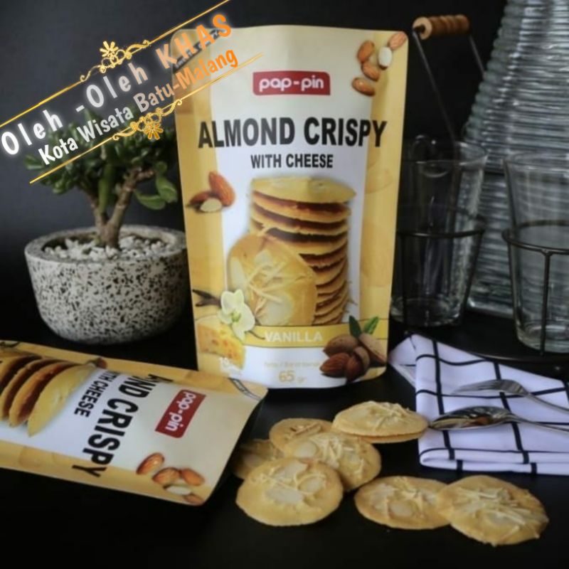 

OLEH-OLEH KHAS MALANG_ALMOND CRISPY CHEESE with VANILLA