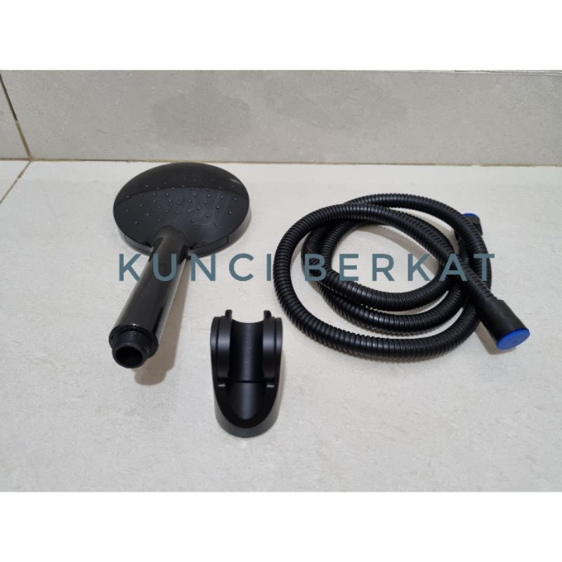 Kran Bathup Hitam/Keran Mixer Black/Panas Dingin/Bath up/ 2 in 1