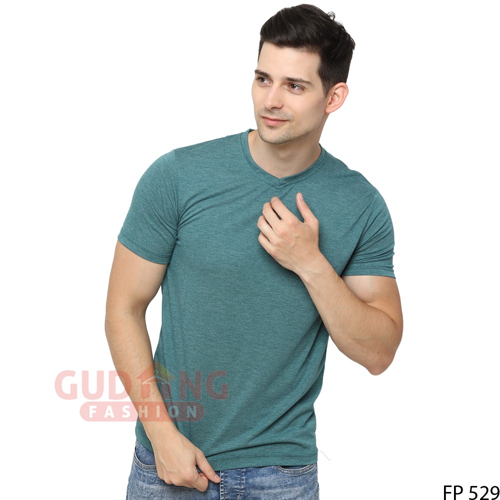 Kaos V Neck Polos - FP 529