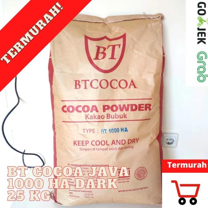 

BT COCOA JAVA DARK CHOCOLATE BT1000HA 25 kg bubuk coklat