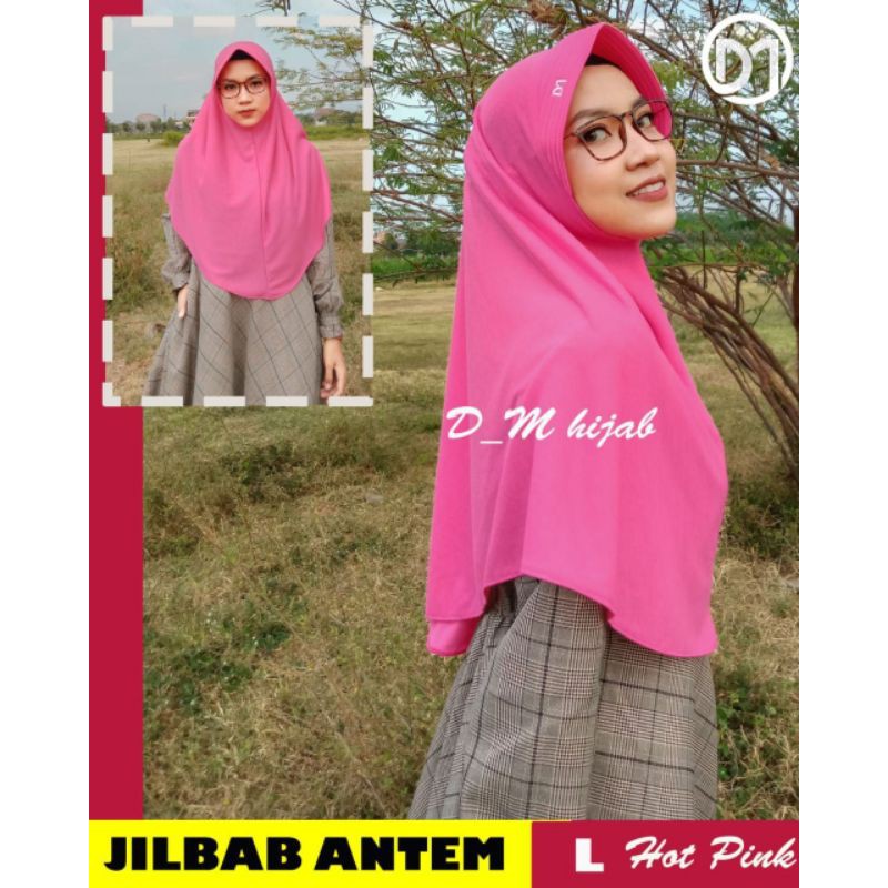 Jilbab L Pet Antem DM Hijab [BISA COD]