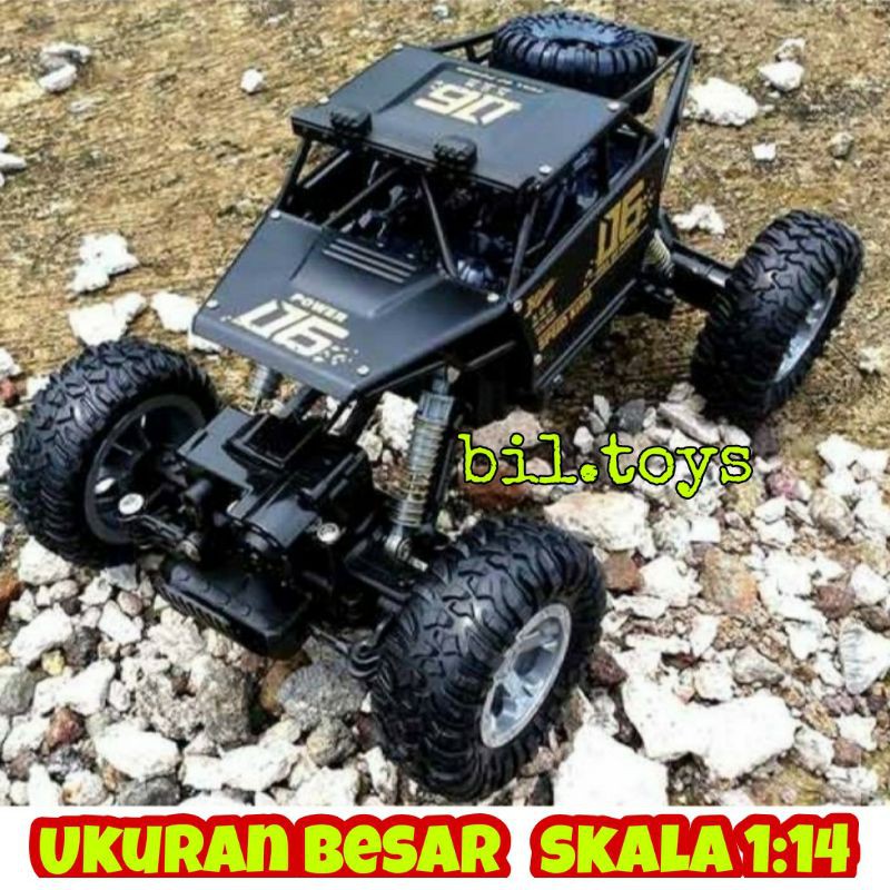 RC ROCK CRAWLER BESAR SKALA 1/14 MAINAN ANAK REMOTE CONTROL