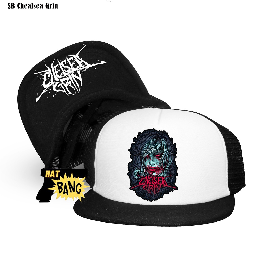 Topi Snapback Chelsea Grin / Topi Chelsea Grin / Snapback Chelsea Grin / Topi Jaring / Topi Band / Topi Band / Snapback Band / Snapback / Topi / Topi Pria / Topi Keren / Snapback keren