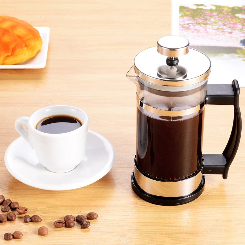 Limeile French Press Coffee Maker Pot 600ml LMFP40 HITAM