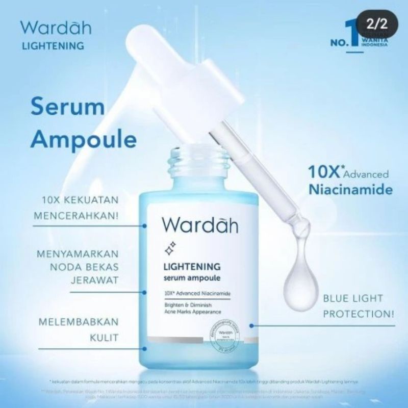 Wardah Lightening serum ampoule 30ml