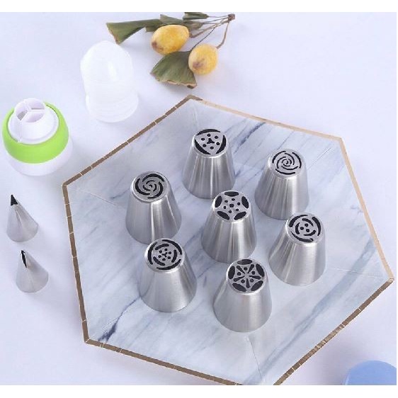 Russian Tulip Icing Piping Nozzles (7pcs)