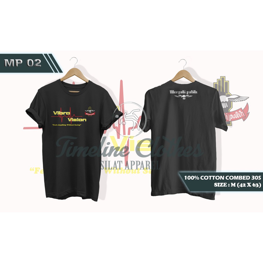 Kaos Distro Kaos Pencak Silat Merpati Putih 01 Shopee Indonesia
