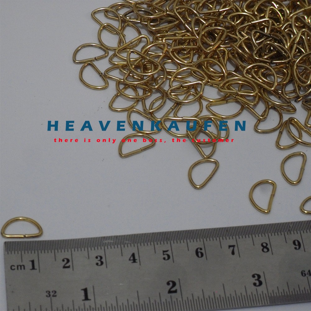 Ring D Gold/Emas 1 cm Untuk Ring Gelang Dll 100 pcs