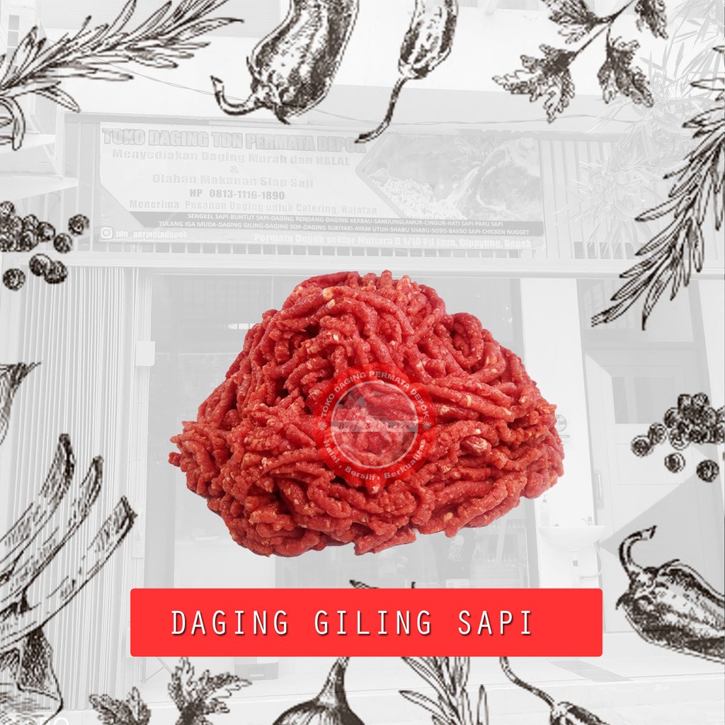 

Daging Giling Sapi 500gr