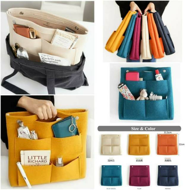 Dual in Bag (Large) / Bag Organizer / Daleman Tas / Tas Serbaguna