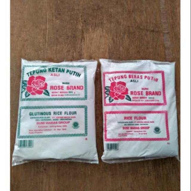 

Tepung Beras / Tepung Ketan Rose Brand 500 gr