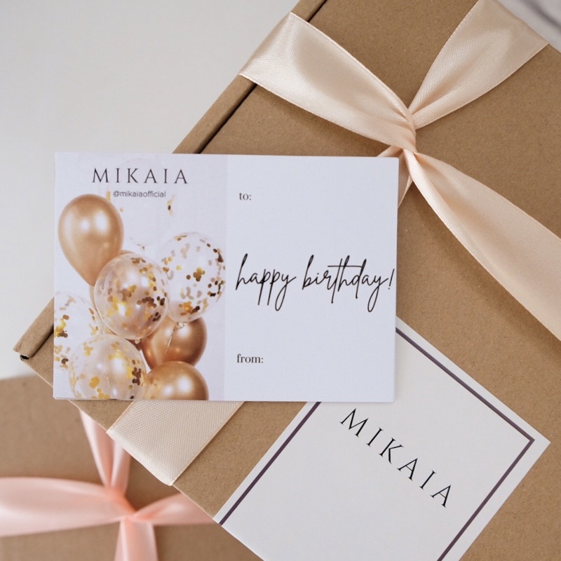 MIKAIA Gift Box Package (Card &amp; Pita) - Kotak Kado