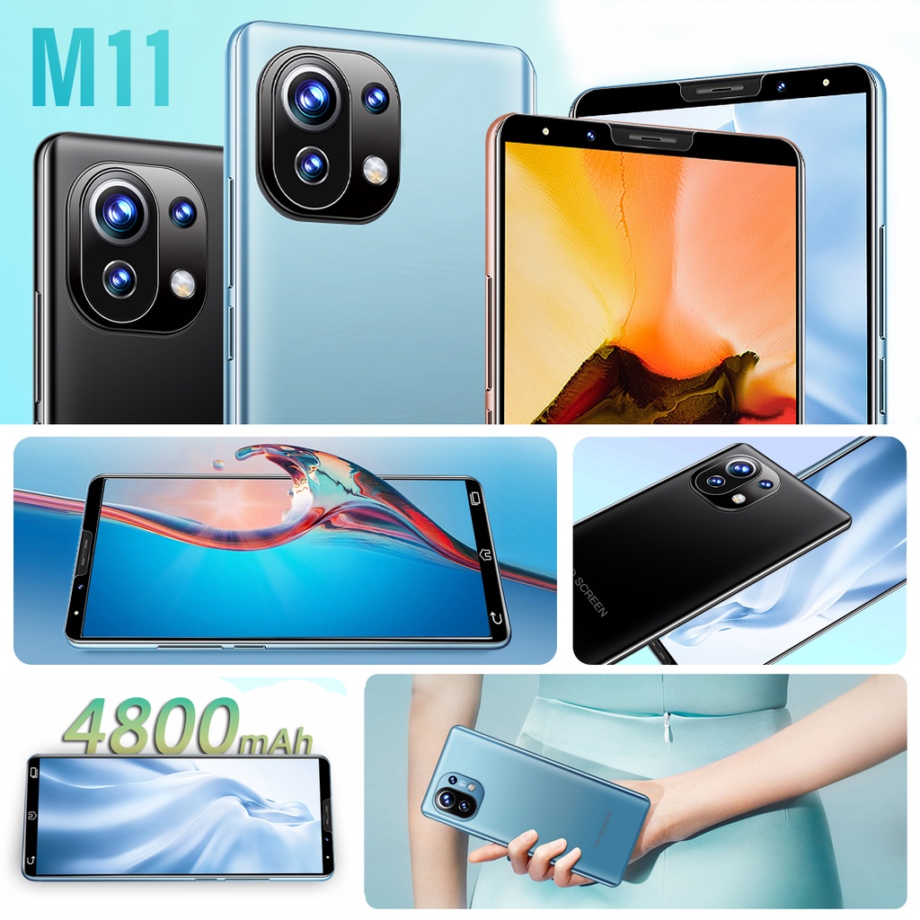 Original Hp murah 500 ribuan xiomi M11pro handphone android 4g/5g 6+128GB 6.1inch hp murah cuci gudang MTK6889 Garasi resmi smartphone Gratis ongkir-2