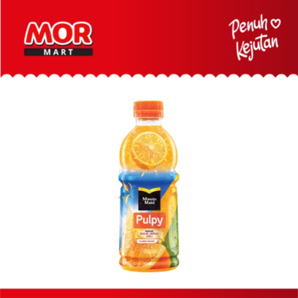 

MINUTE MAID Puply Orange Jeruk Btl 300 ml