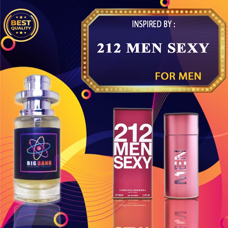 PARFUM PRIA 212 MEN SEXY - PARFUM COWOK INSPIRED By BigBang Parfum / 212 Men Sexy